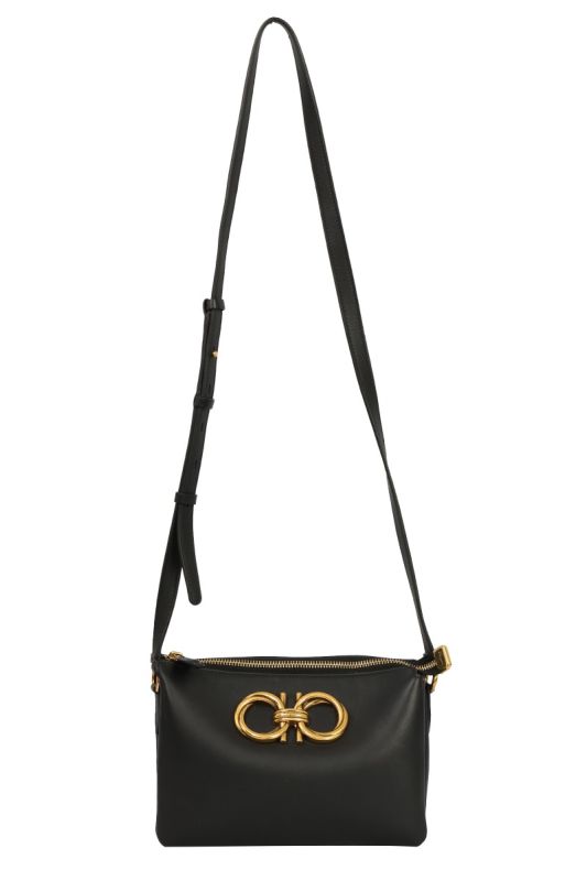 SALVATORE FERRAGAMO MAXI GANCIO SMALL SHOULDER BAG