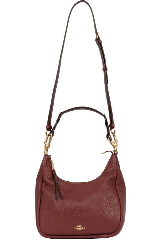 COACH JULES HOBO IN SIGNATURE SHOULDER CANVAS BAG