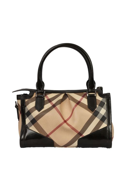 BURBERRY SUPERNOVA CHECK MADISON HANDBAG