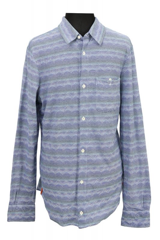 MISSONI SIZE- S ZIG ZAG COTTON SHIRT 