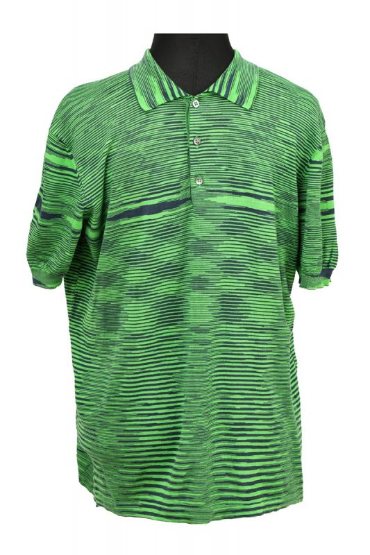 MISSONI SIZE- 48/XXL GREEN POLO SHIRT