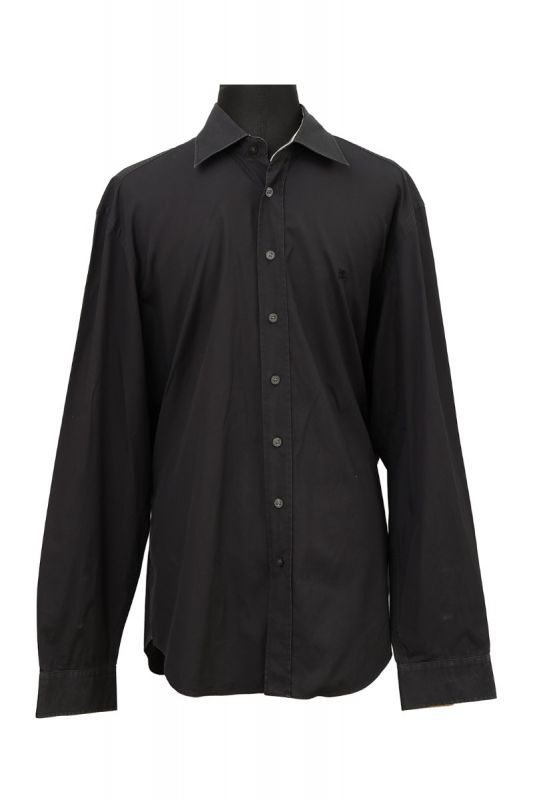 Burberry Size –Large  Polo Dark Blue Nova Check Shirt