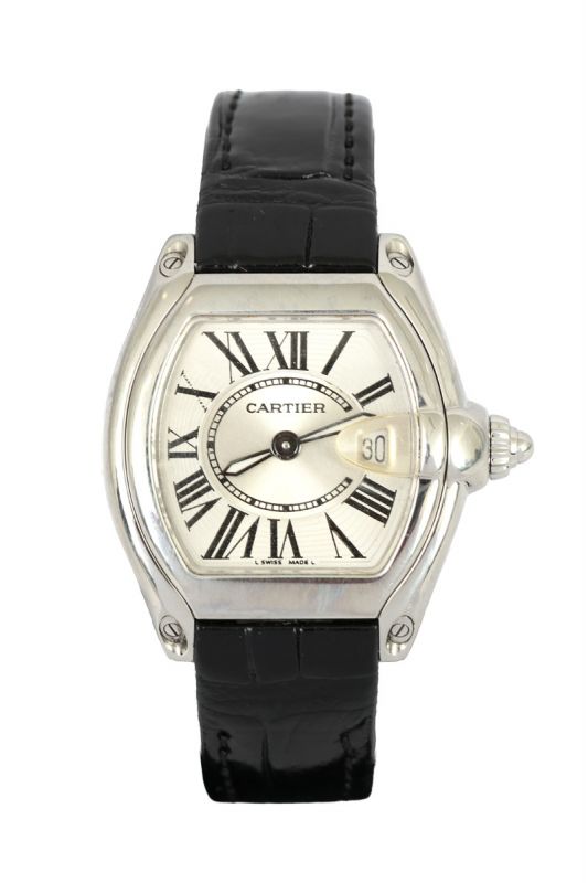 CARTIER ROADSTERSTAINLESS STEEL WATCH 
