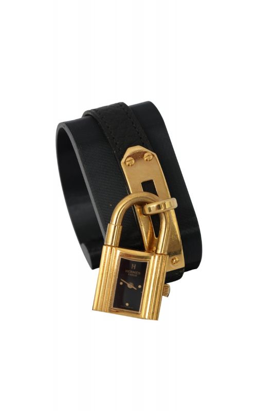 HERMES KELLY BRACLELET PADLOCK  WATCH