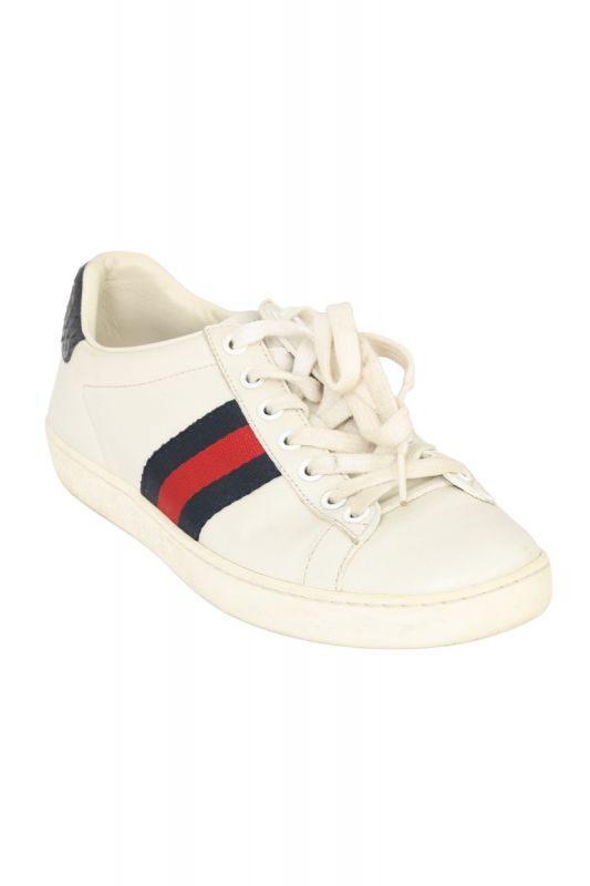 GUCCI SIZE EU – 35.5 ACE WHITE SNEAKERS 