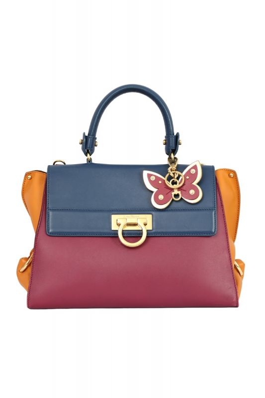 SALVATORE FERRAGAMO SOFIA TOP HANDLE BAG