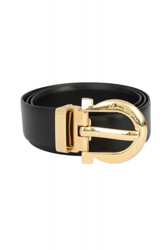 SALVATORE FERRAGAMO SIZE -95CM GANCINI BUCKLE BELT 