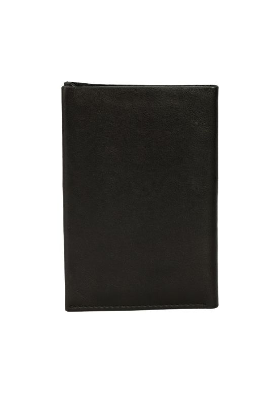 SALVATORE FERRAGAMO BLACK BI-FOLD CARD HOLDER 