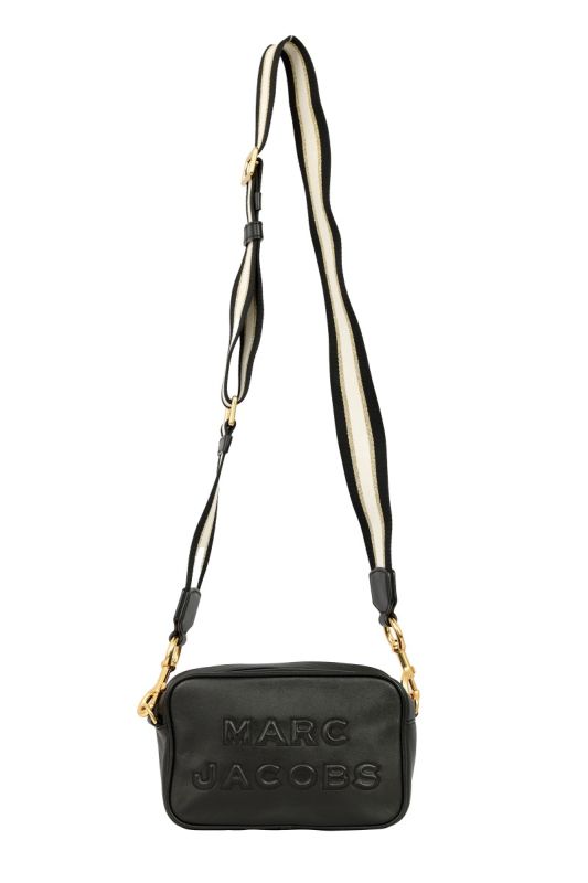 MARC JACOBS FLASH LOGO EMBOSSED CAMERA CROSSBODY BAG