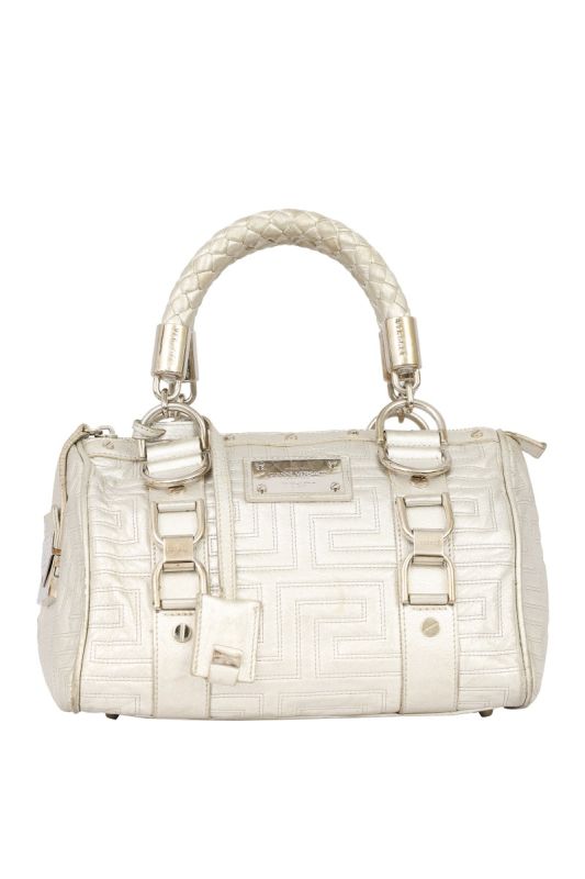 GIANNI VERSACE METALLIC SNAP OUT OF IT BOSTON BAGS