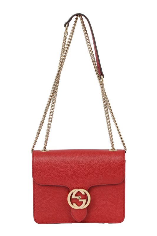 GUCCI SMALL DOLLAR INTERLOCKING G CROSSBODY BAG 
