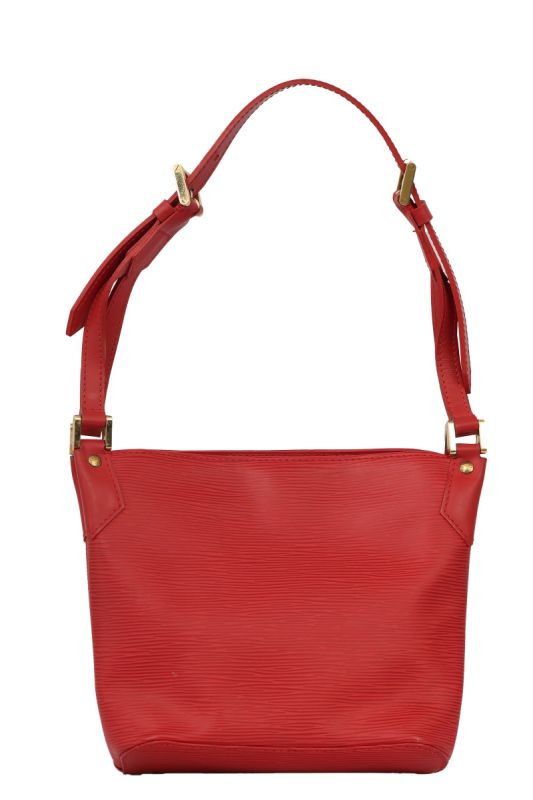 LOUIS VUITTON ROUGE EPI LEATHER MANDARA PM BAG