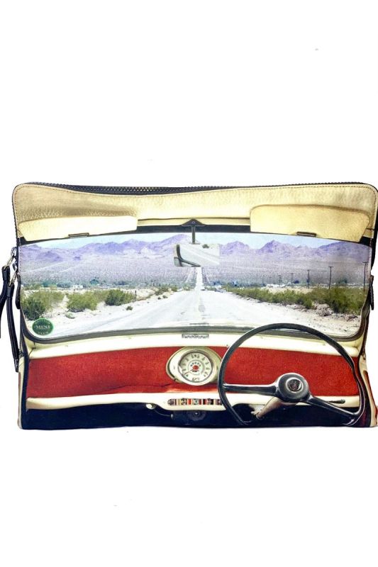 PAUL SMITH CAR PRINT LAPTOP SLEEVE