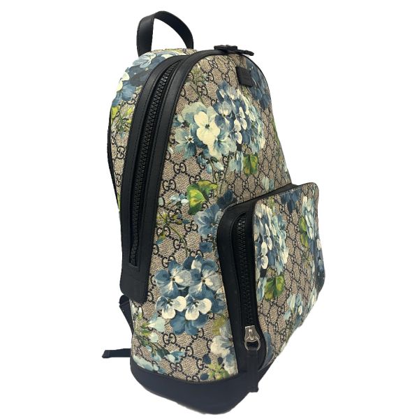 GUCCI BACKPACK SUPREME BLOOMS  MEDIUM BLUE BACKPACK