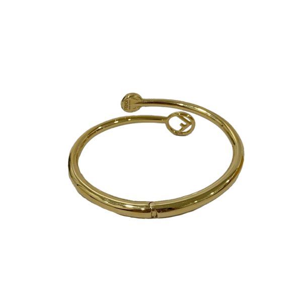 Fendi Size L Golden Pearl Bracelet