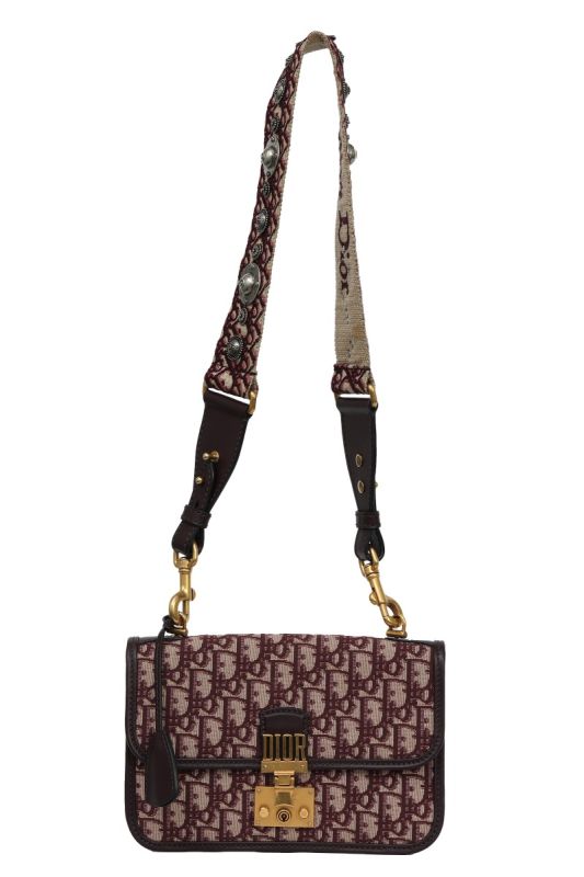Christian Dior Addict Oblique Flap Shoulder Bag