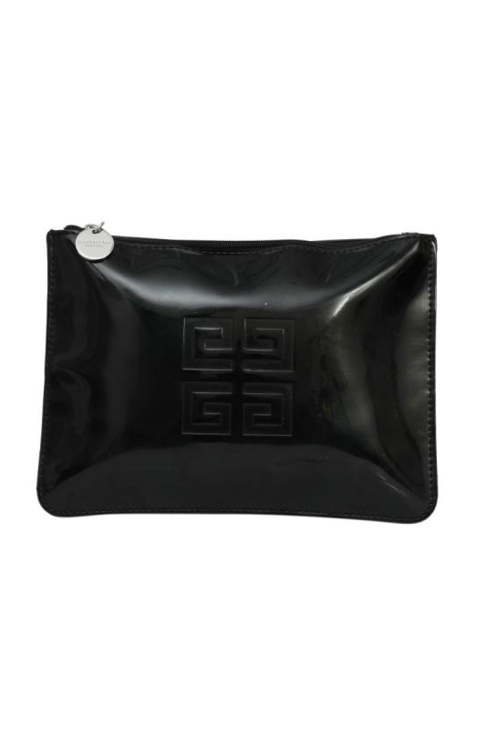Givenchy Patent Leather Logo Pouch