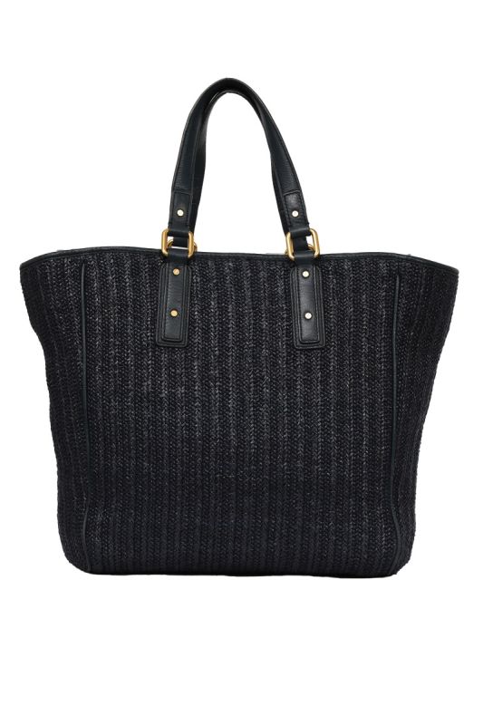 Marc Jacobs Raffia Blue Tote Bag