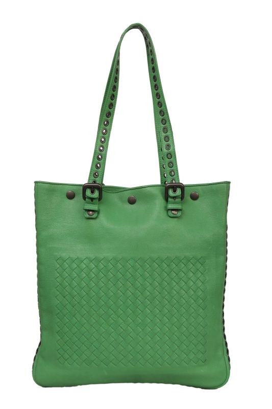 Bottega Veneta Esperanza IntrecciatoAquatre Tote Bag 