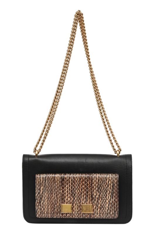 Salvatore Ferragamo Snake Embossed Sling Bag