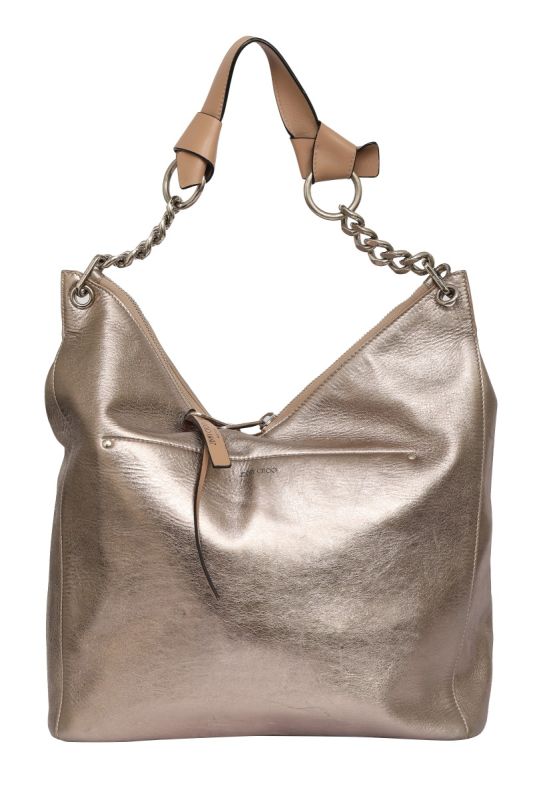 Jimmy Choo Metallic Hobo Bag