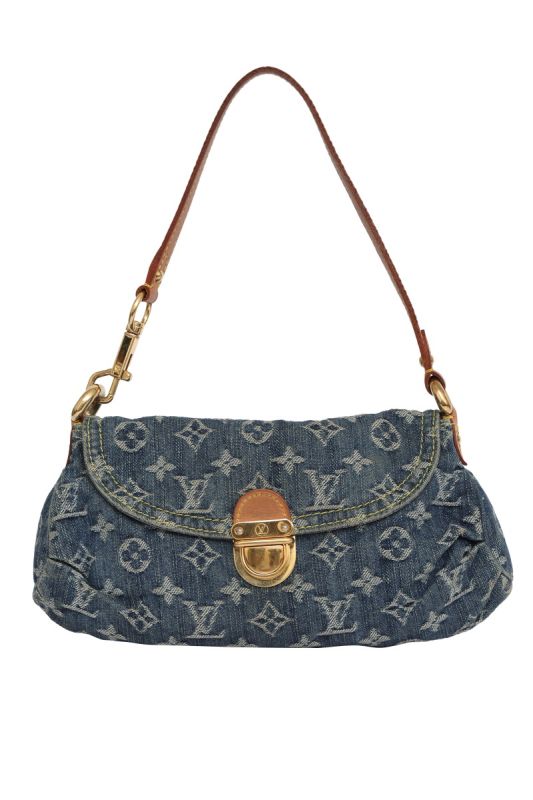 Louis Vuitton Denim Pleaty Bag