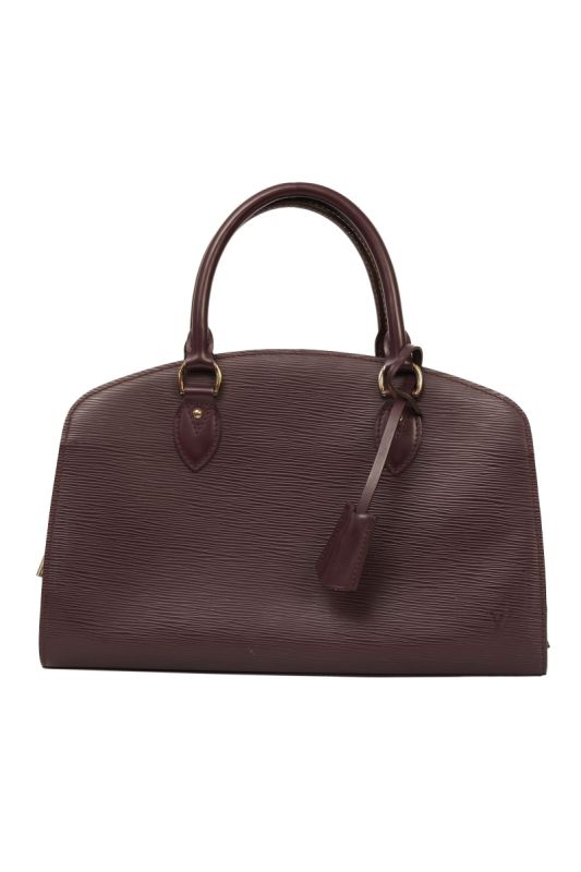 Louis Vuitton Cassis Epi Pont Neuf Leather Bag