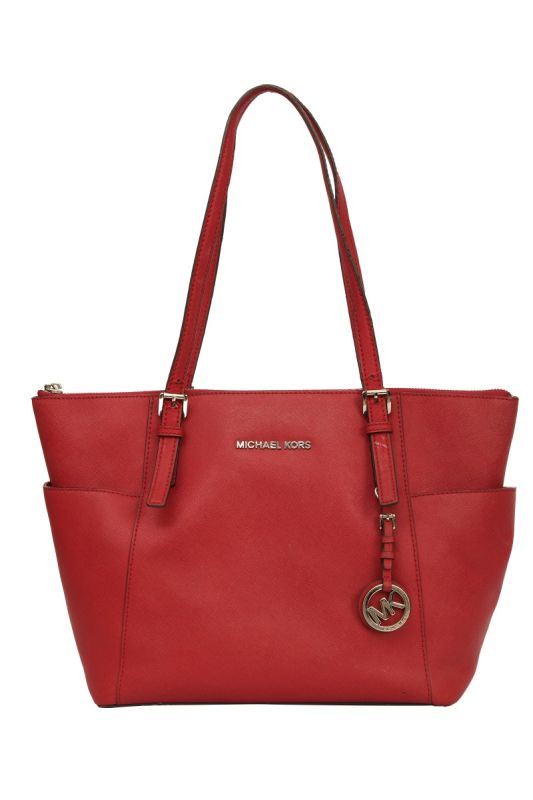 Michael Kors Jet Set Red Tote Bag