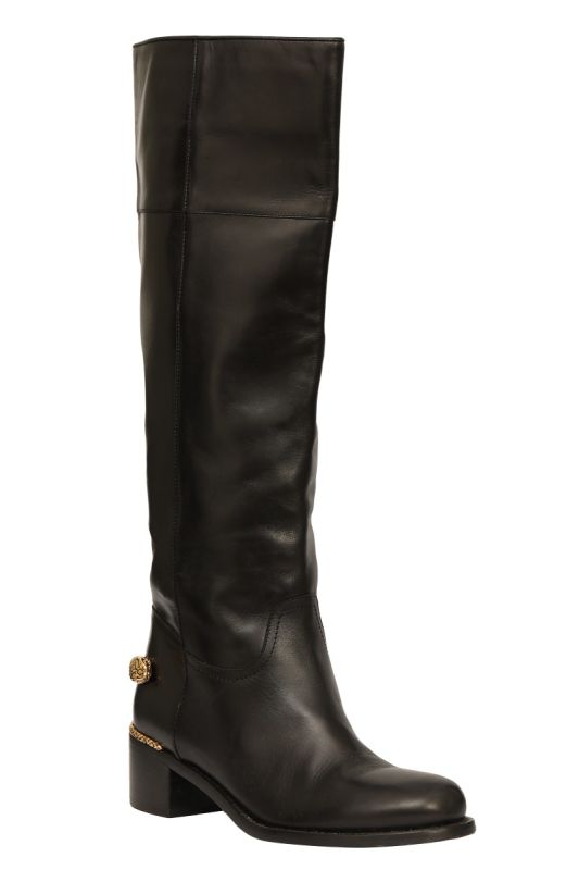 Roberto  Cavalli EU 37 Knee High Snake Detail Boots