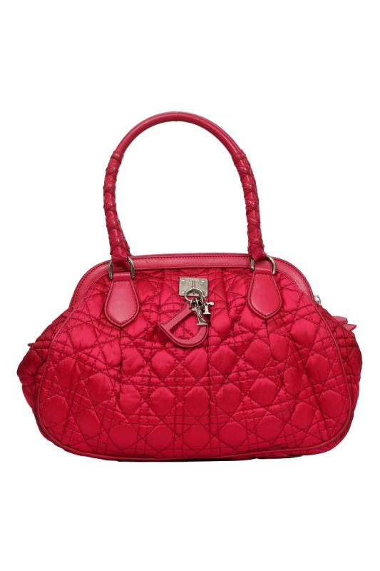 Christian Dior Cannage Nylon Charming Doctor Bag RT167-10