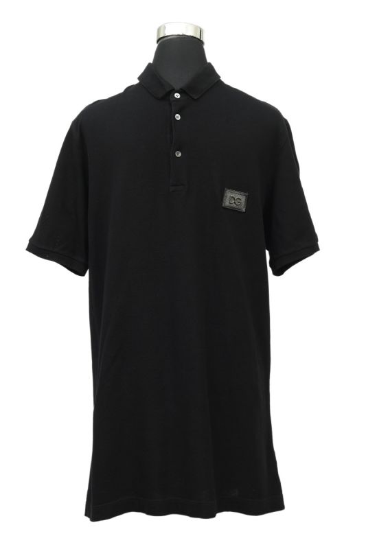 Dolce & Gabbana Size L Logo Black T Shirt