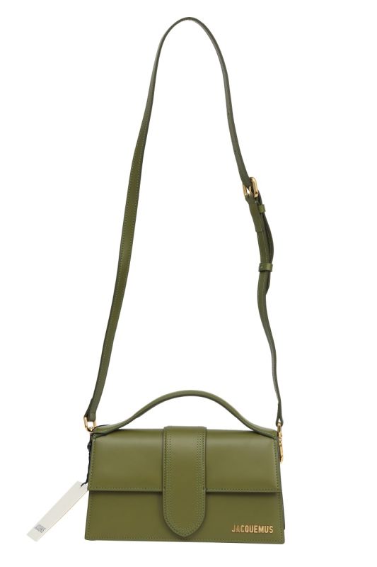 Jacquemus Green Le Raphia Le Bambino Grand Bag