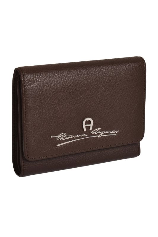 AIGNER LADIES CLASSIC EBONY BRAUN WALLET