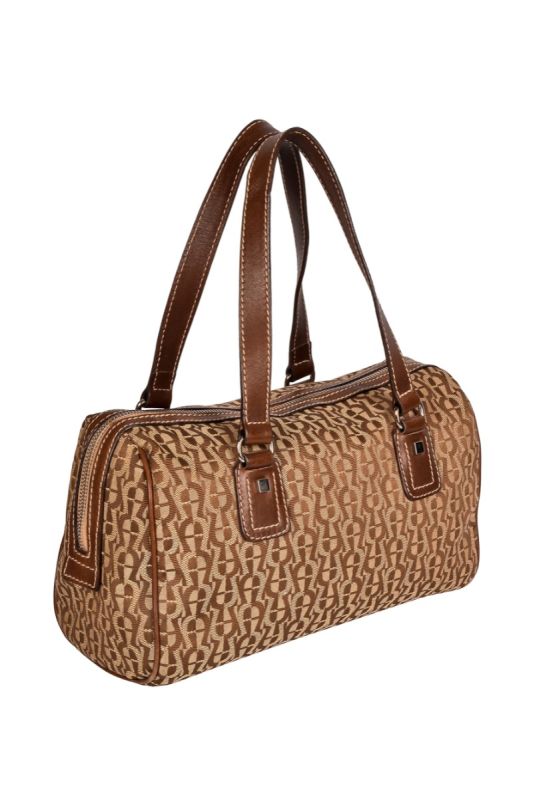 AIGNER MONOGRAM SHOULDER BAG RT89-10