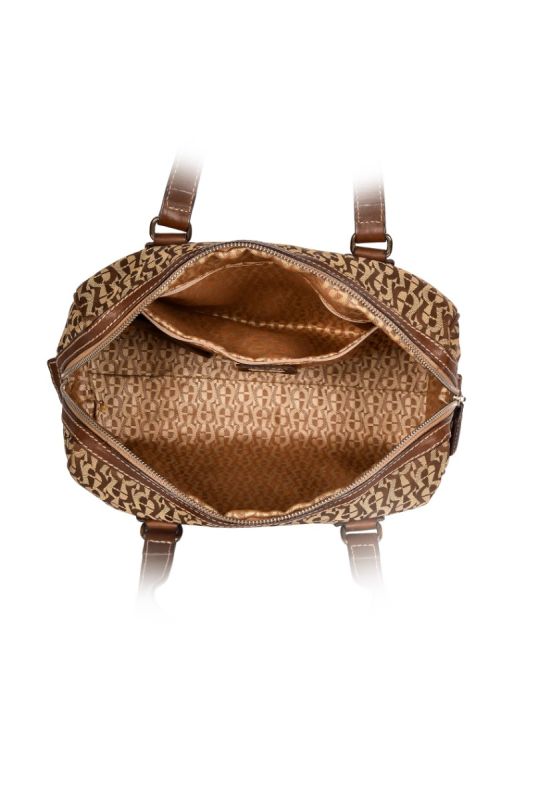 AIGNER MONOGRAM SHOULDER BAG RT89-10