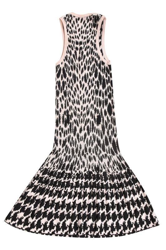 Alexander McQueen Animal Printed Dress