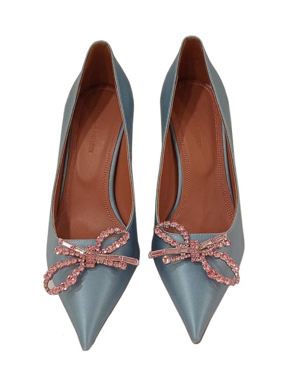 Amina Muaddi Rosie Pointy Pumps