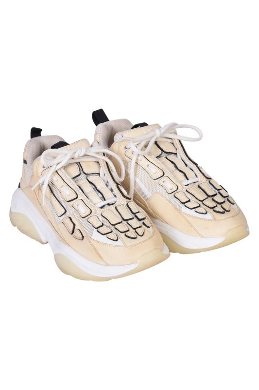 Amiri Beige and Black Bone Runner