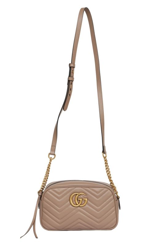 Gucci Marmont Mini Leather Crossbody Bag