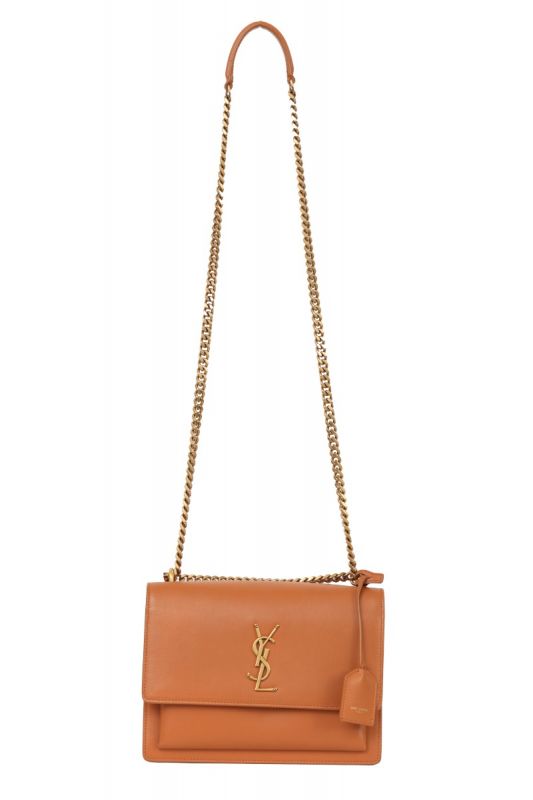Yves Saint Laurent Congac Orange Sunset Medium Sling Bag