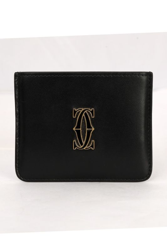 CARTIER C DE LEATHER CARD HOLDER