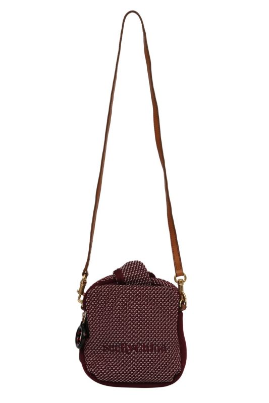 See By Chloe Maroon Knot Bag