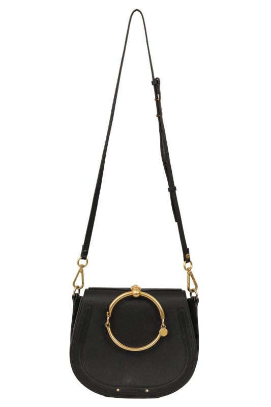 CHLOE BLACK NILE BRACELET BAG 