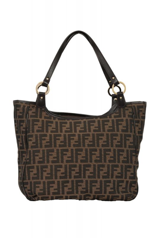 FENDI ZUCCA CHEF STOPPER TOTE BAG
