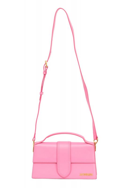 Jacquemus Pink Leather La Bambino Top Handle Bag
