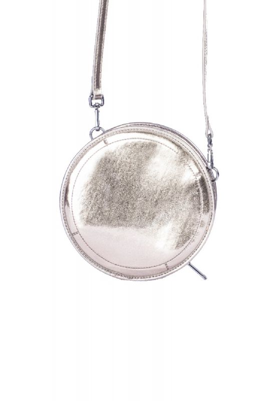 Armani Jeans Metallic Eco Patent Round Handbag