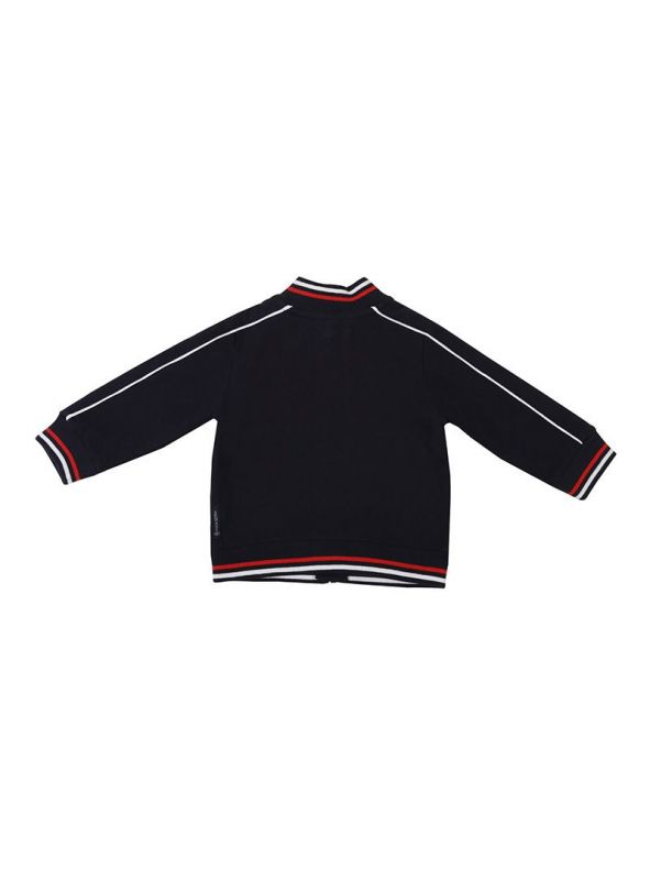 ARMANI JUNIOR BLACK & WHITE STRIPES JACKET