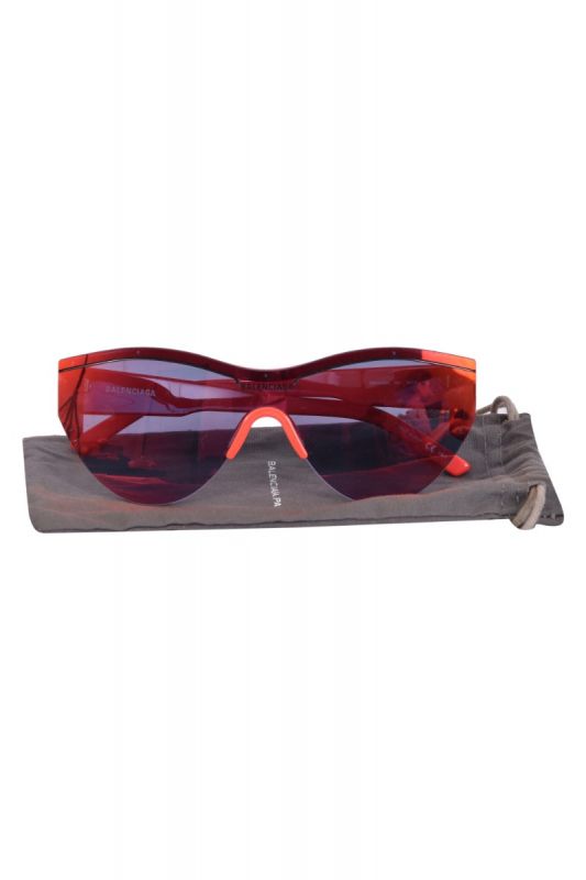 Balenciaga Semi Rimless Acetate Cat –Eye Sunglasses