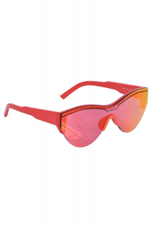 Balenciaga Semi Rimless Acetate Cat –Eye Sunglasses