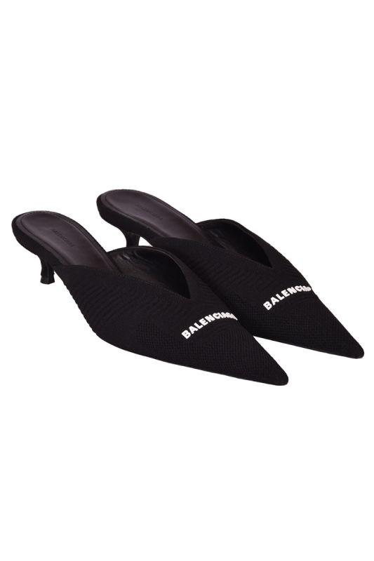 Balenciaga KnifeKnit Textured Mules